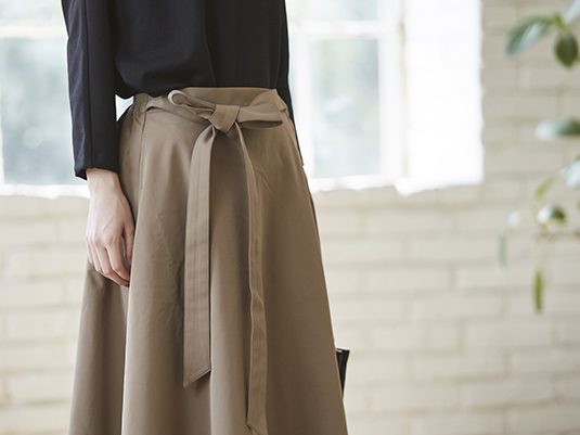 Kilka すぐ乾いてシワになりにくいウエストゴムスカート スタイルストア