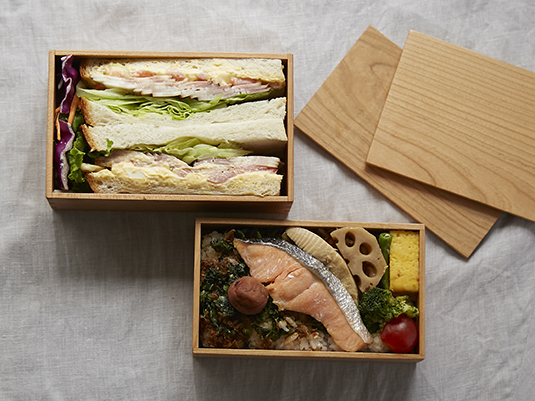 薗部産業 桜のお弁当箱 大小 入れ子二段セット スタイルストア