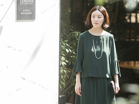 Kilka 洗えてシワになりにくいオケージョンフレア袖ワンピース スタイルストア