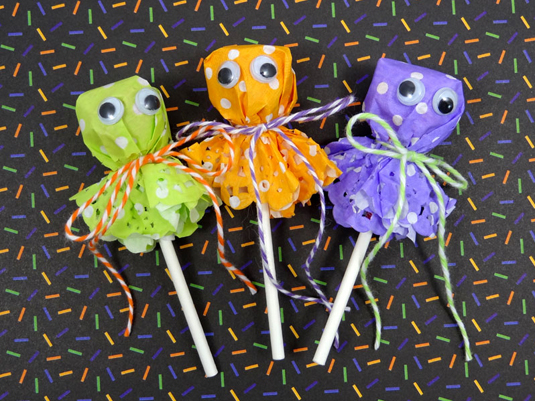 Doily Wrapped Suckers by Amanda Coleman